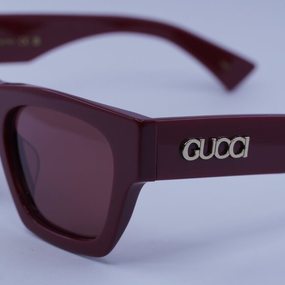 Gucci GG1835SA 003 Square Sunglasses - Burgundy/Red main image 9